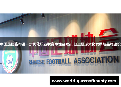 中国足协宣布进一步优化职业联赛中性名政策 促进足球文化发展与品牌建设 中国足协宣布进一步优化职业联赛中性名政策 促进足球文化发展与品牌建设